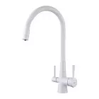Смеситель для кухни Comfort белый 14.3x40 Lemark LM3075W