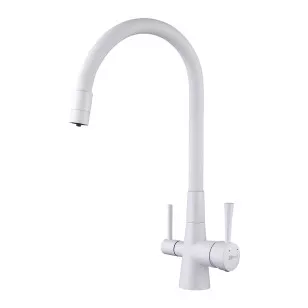 Смеситель для кухни Comfort белый 14.3x40 Lemark LM3075W