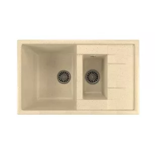 Мойка ML-GM22 бежевый 49.5x19.6 Mixline 525182