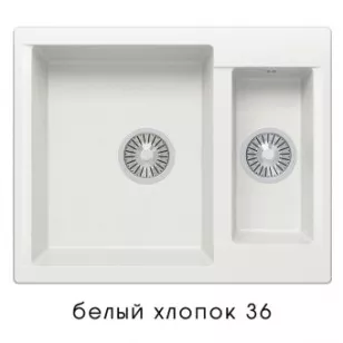 Мойка Brig-620 белый 50x20 Polygran Brig -620 белый хлопок №36