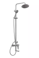 Душевая система со смесителем STEEL хром 20x45.5x88-130 ПСМ-Профсан PSM-300-8 Душевая система со смесителем STEEL хром 20x45.5x88-130 ПСМ-Профсан PSM-300-8