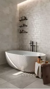 Плитка Global Tile Quarto Серая 30x60 настенная GT212VG