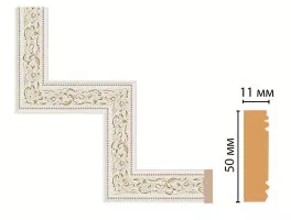 Декоративный угловой элемент Decomaster 156-1-54 (300x300 мм)