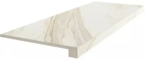 Ступень Coliseumgres Trevi White Scalino 90 Front 33x90 фронтальная 620070001936