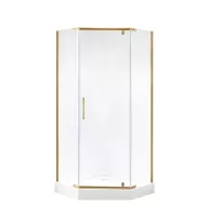 Душевое ограждение Niagara Nova трапеция дверь распашная 90x90x190 NG-6405-08 GOLD Душевое ограждение Niagara Nova трапеция дверь распашная 90x90x190 NG-6405-08 GOLD