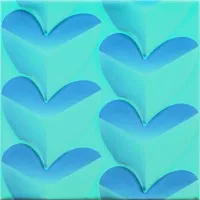 Декор Pamesa Ceramica Agatha Mille Cuori Turquesa 25x25 