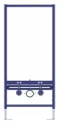 Монтажная рама для полвесного биде Акватек Standart 50x113x90 INSB-0000001