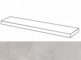 Ступень Italon Millennium Silver Scalino 120 Ang.Dx 33x120 угловая правая 620070001273