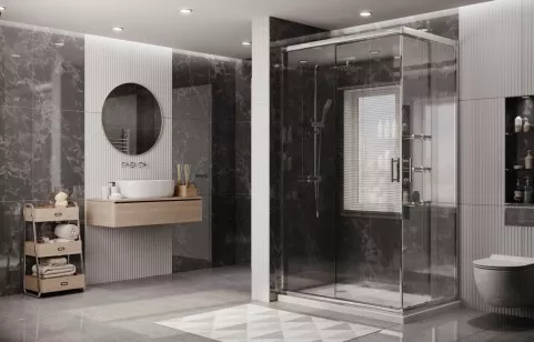 Душевое ограждение Ambassador Kingston 90x90x200 14011102