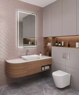 Плитка Decocer Liguria Pink 7.5x30