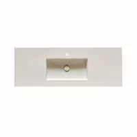 Раковина из искусственного мрамора консольная Cezares Cadro 120.3x46.5x1.3 BLANCO ENCIMERA.INTEGRA_SF_SLATE_120_BIANCO