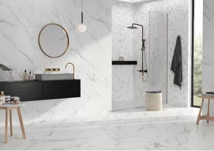 Керамогранит Ceradim Calacatta Pleasant белый полированный 60x60