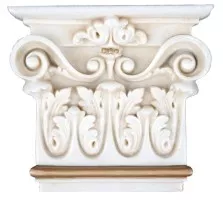 Декоративная вставка Infinity Ceramic Tiles Vaticano Capitel 1 Oro 18.5х20