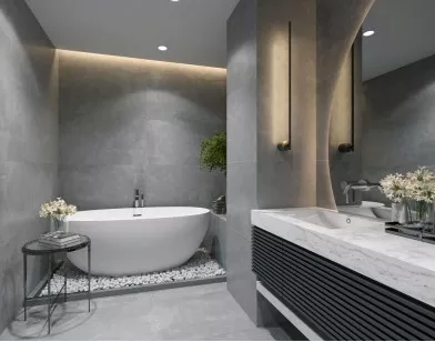 Керамогранит Buono Ceramica Beton Grey Mat 60x120 B4482M