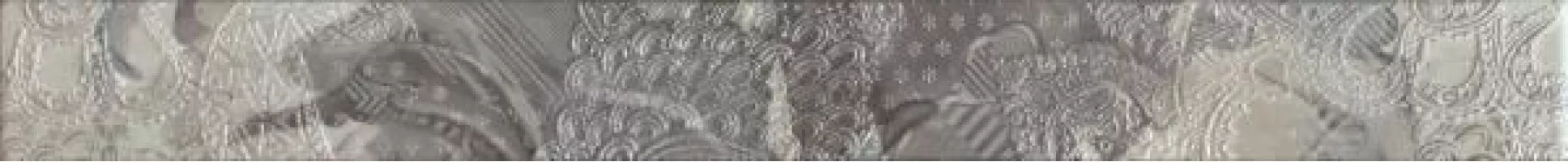 Бордюр Latina Ceramica Frades Cenefa Floral Gris 6x60 БП000007674 Бордюр Latina Ceramica Frades Cenefa Floral Gris 6x60 БП000007674