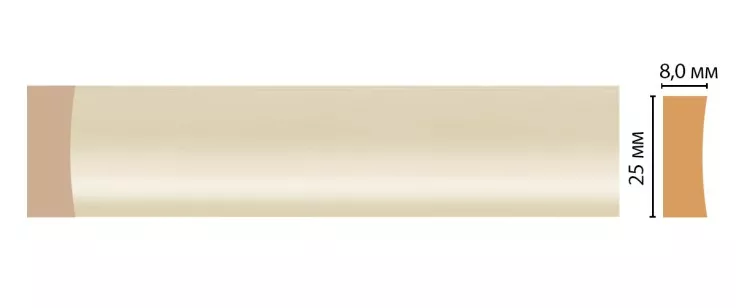Молдинг Decomaster D046-61 (25x8x2400 мм)