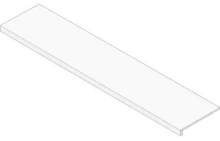 Ступень Atlas Concorde Italy Marvel Shine Calacatta Delicato Scalino Lapp 150 37.5x150 A443