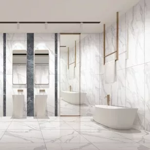 Керамогранит Moreroom Stone Calacatta Supremo Polished 6mm 120x260 MN013AP261206