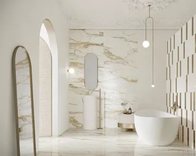 Керамогранит Moreroom Stone Calacatta Supremo Polished 6mm 120x260 MN013AP261206