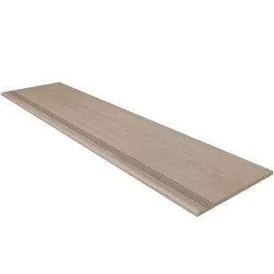 Ступень Estima Classic Wood Light Grey неполированная с насечками 30x120 CW01