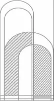 Декор Ariana Nobile Decor Archi B Soft Ret 120x280 PF60008309 Декор Ariana Nobile Decor Archi B Soft Ret 120x280 PF60008309