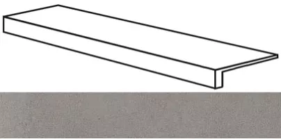 Ступень DKR03156 Docks Grad.Top Grey Ret 33X60X4.5X2 ABK Ceramiche