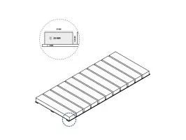 Решетка Italon Contempora X2 Carbon Griglia Stream 20 25x60 620090000523