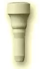 Специальный элемент Ceramiche Grazia Electa Angoli Esterno Finale Beige Craquele 3x10 CLAF3