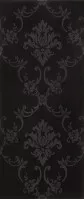 Плитка Cisa Ceramiche Liberty Damasco Nero 32x75 настенная