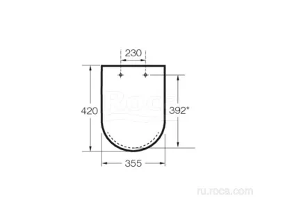 Сиденье для унитаза Roca Dama-N 801780004