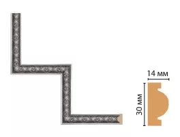 Декоративный угловой элемент Decomaster 157-1-55 (300x300 мм)