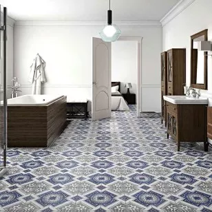 Керамогранит Etili Seramik Bursa Blue Pre-cut 45x45