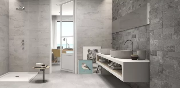 Плитка Mayolica Ceramica Naria Gris 20x80 настенная