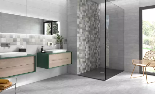 Плитка Mayolica Ceramica Naria Gris 20x80 настенная