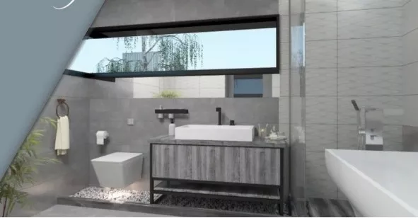 Плитка Mayolica Ceramica Naria Gris 20x80 настенная