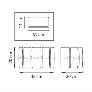 Бра Lightstar Lamella 801626