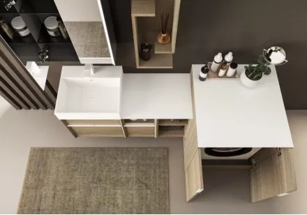 База под раковину Cezares Space 90x45x50 Frassino scuro 55028