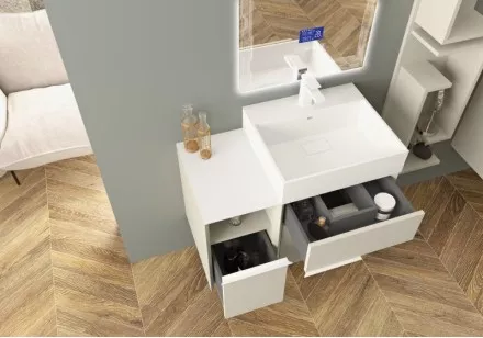 База под раковину Cezares Space 90x45x50 Frassino scuro 55028