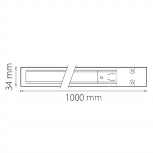 Трек Lightstar Barra четырехконтактный трехфазный 504018