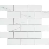 Мозаика Starmosaic Brick and Metro Carrara Matt 29.5х29.1