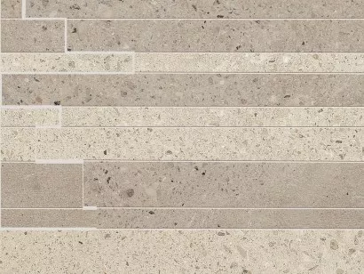 Мозаика DWL51001 Downtown Mos.Brick Ecru Earth Lapp 30X40 ABK Ceramiche