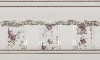 Бордюр El Molino Vivaldi Plata-Bone Zocalo 15x25 Бордюр El Molino Vivaldi Plata-Bone Zocalo 15x25