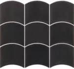 Плитка Equipe Wave Black 12x12 настенная 28842
