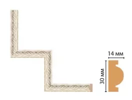 Декоративный угловой элемент Decomaster 157-1-18 (300x300 мм)