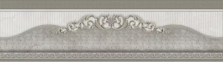 Бордюр El Molino Venecia Plata-Gris Cenefa 7x25
