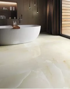 Керамогранит Ceradim Onyx Imperator White белый полированный 60x120