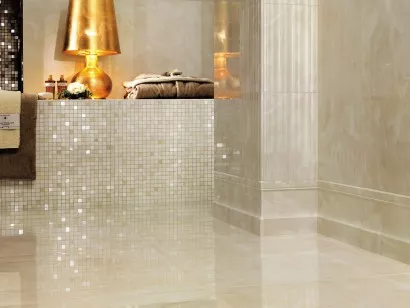 Керамогранит Ceradim Onyx Imperator White белый полированный 60x120