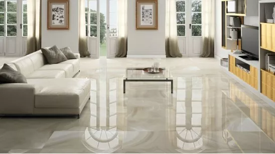 Керамогранит Ceradim Onyx Imperator White белый полированный 60x120