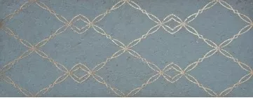 Плитка La Platera Goldstone Teal Chain 35x90 настенная