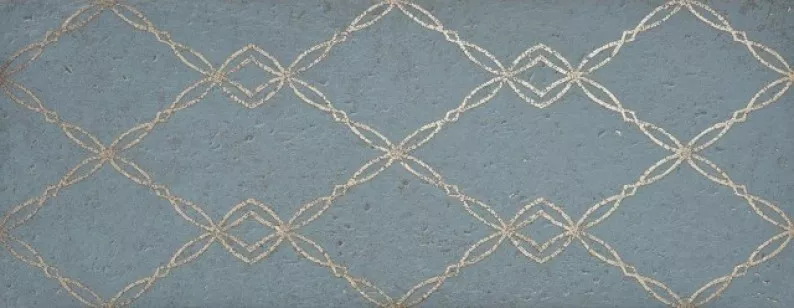 Плитка La Platera Goldstone Teal Chain 35x90 настенная